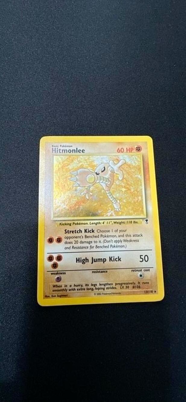 Pokemon Legendary Collection Hitmonlee 13/110 Holo LP 2002 WOTC Vintage Rare
